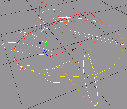 И повернув вид вы увидите замкнутые кривые