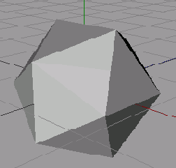 Икосаэдр созданный по умолчанию