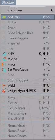 Инструмент Add Points создает