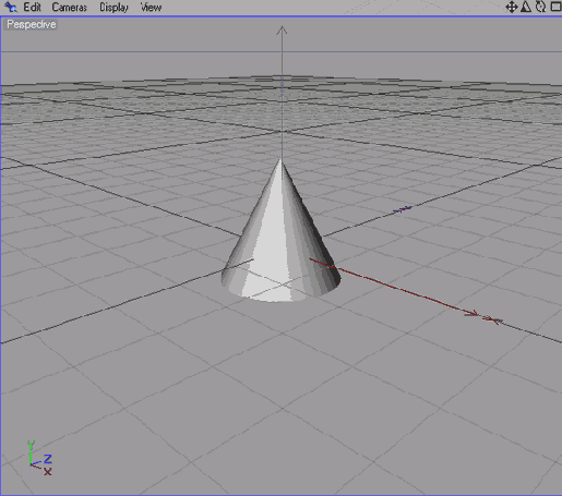 Конус создаваемый по умолчанию