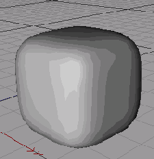 Куб помещенный в HyperNURBS