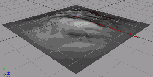 Ландшафт созданный с помощью объекта Landscape