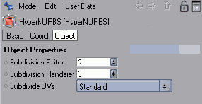 Настройка HyperNURBS