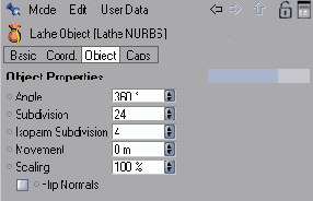 Настройка инструмента Lathe