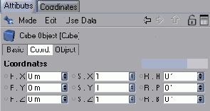 Незакрашенные красные точки отмечают анимируемые параметры