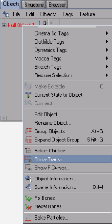 Отобразите автомобиль в окне Timeline