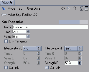 Параметры ключа