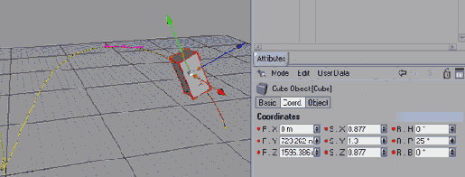 При падении ящик удлиняется