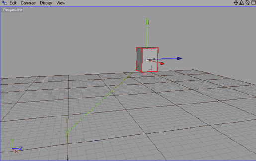 Прямолинейный сплайн обозначает текущую траекторию движения