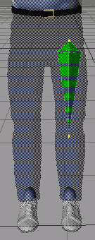 Расположите бедренную кость соответствующим образом