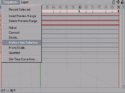 С помощью команды Sequences >
