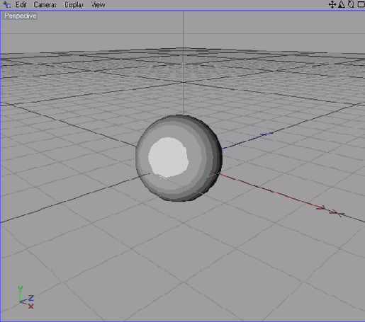 Сфера созданная по умолчанию