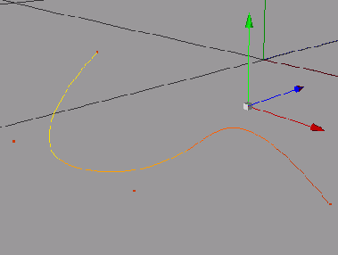 В Всплайне кривые не проходят через вершины