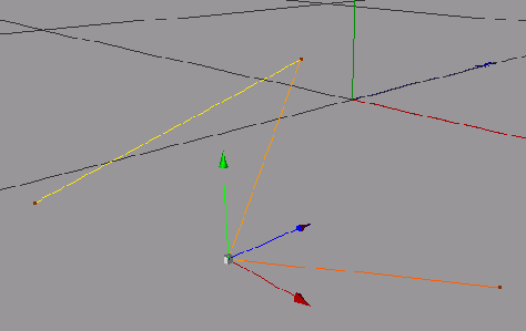 В вершинах линейного сплайна образуются острые углы