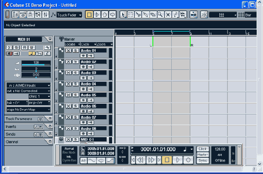 ���� Cubase SX Project