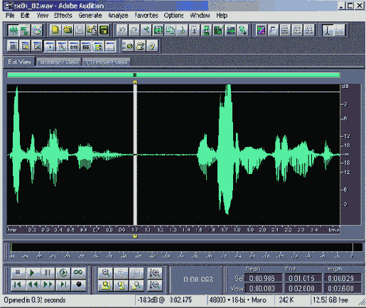 Анализируем мгновенный спектр сигнала в режиме Spectral View