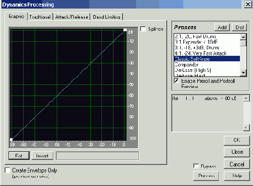 Dynamic Range Processing — универсальная динамическая обработка