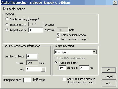 Работаем с лупами и грувами, редактируем параметры проекта