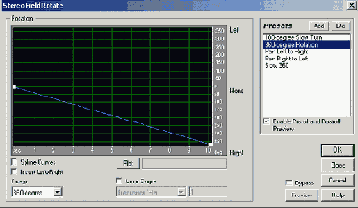 Stereo Field Rotate —создание эффекта вращения стереополя
