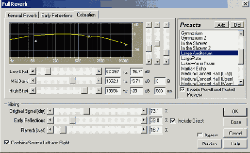 Универсальный ревербератор Full Reverb