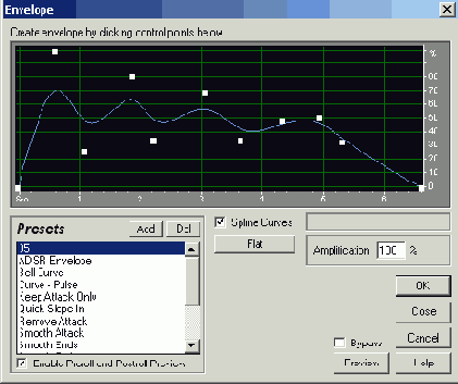 Управляем формой огибающей амплитуды
