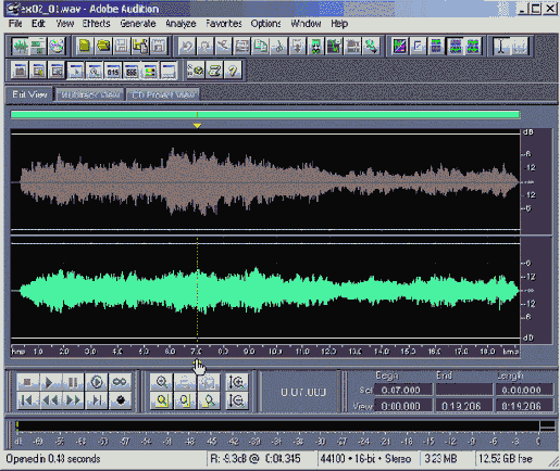 Управляем отображением волновой формы