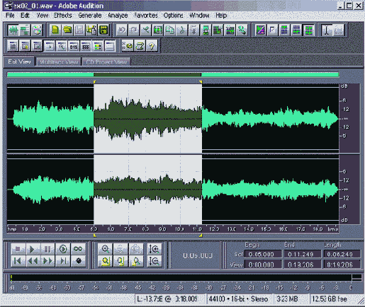 Управляем отображением волновой формы