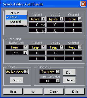 ������� ������ Event Type
