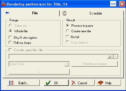 ���� Process preferences for