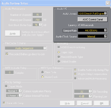 ������ Audio Perfomance