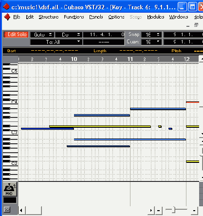  MIDI-������ � ����������� � Cubase