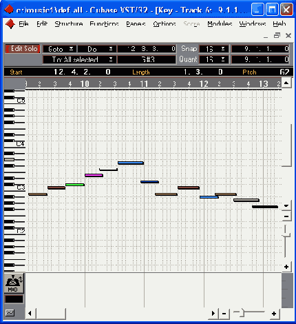  MIDI-������ � ����������� � Cubase