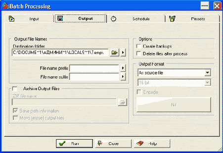  ������ � ����� � ��������� WaveLab