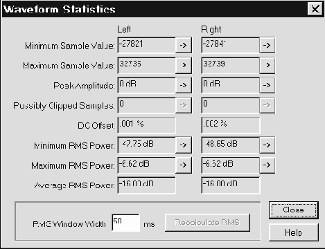 Statistics — получение статистической информации о сэмпле