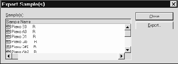 User sample pool — работа с секцией пользовательских сэмплов