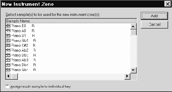 Instrument pool — работа с секцией инструментов