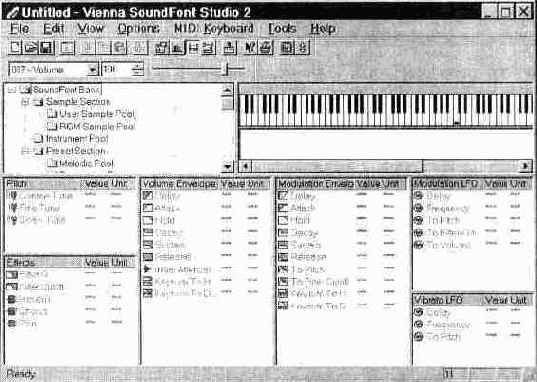 Vienna SoundFont Studio �� ������������ ����������� �������� ���� ��������� AWE