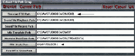 Default File Path Setup (��������� ����� � ������ �� ���������)