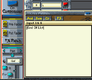 ���� FX Pre Fader