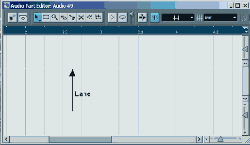 �������� Audio Part Editor �������
