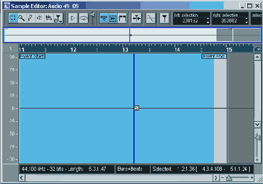 ��������� ��������� Sample Editor