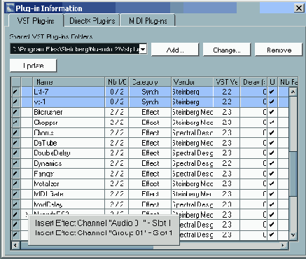 ���� Plug-in Information