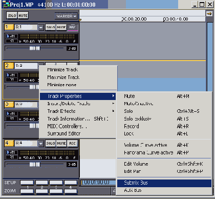 ����� AUXBus � Submix Bus