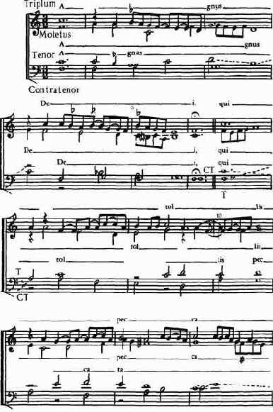 Гийом де Машо (ок. 1300 — ок. 1377). «Agnus Dei» (I) из мессы