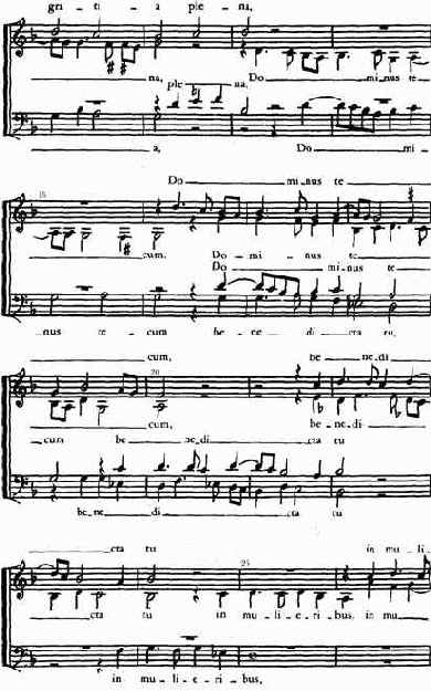 Жоскен Депре (ок. 1450—1521). Мотет «Ave Maria»