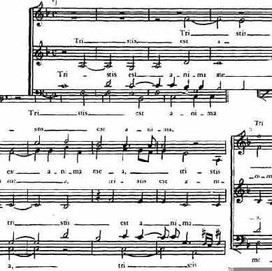 Орландо Лассо (1532—1594). Мотет «Tristis est anima mea»