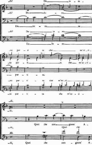 Лука Маренцио (ок. 1560—1599). Мадригал «S'io parto, i' moro»