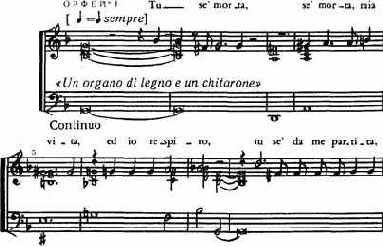 Клаудио Монтеверди (1567—1643). Речитатив из оперы «Орфей»