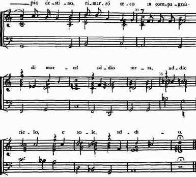 Клаудио Монтеверди (1567—1643). Речитатив из оперы «Орфей»