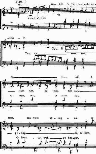 Генрих Шютц (1585—1672). Духовная кантата (концерт) «О Herr, hilf»